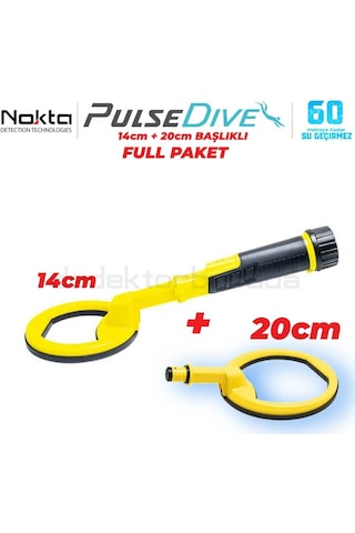 Pulsedive Su Altı Dedektörü&sahil Arama Dedektörü - Büyük Arama Başlıklı 20cm - Sarı Pulsedive Su Altı Dedektörü&sahil Arama Dedektörü - Büyük Arama Başlıklı 20cm - Sarı