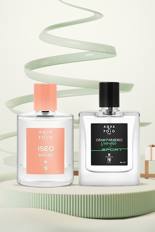 Aqua Di Polo 1987 Iseo Sense Kadın Parfüm EDP 50 ML + Gran Paradiso Jungle Sport Erkek Parfüm EDP 50 ML