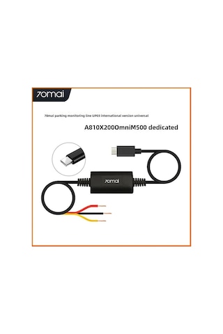 Tongxida 70mai Up03 Park İzleme Hattı, Çin & İng. A810 X200 M500 İçin Kullanılabilir