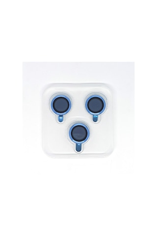 Apple Uyumlu iPhone 13 Pro Max Mercek-Lens Kamera Koruyucu Deniz Mavisi
