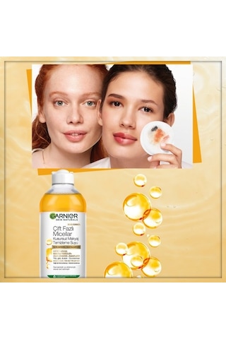 Garnier Çift Fazlı Micellar Kusursuz Makyaj Temizleme Suyu 2 x 400 ML
