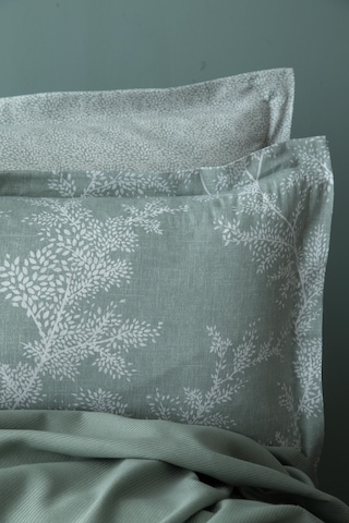 Tek Kişilik Tanya Adaçayı Nevresimli Bambu Pike Takımı Adaçayı