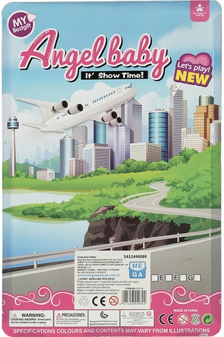 Bıgtree Angelbaby Seyahat Bebekleri Seri2 Hs Happy Yazılı Tişörtl