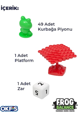 Go Toys Kurbağa Denge Ebeveyn Çocuk Etkileşimi Kutu Oyunu