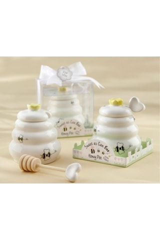 Bal Kaşıklı Seramik Kap Bnc Ap-10273 - Arıcılık