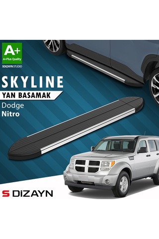 S-dizayn Dodge Nitro Skyline Krom Yan Basamak 153 Cm 2007-2012 A+ Kalite