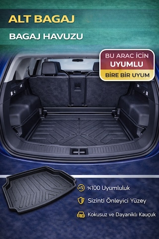 Trobus Renault Duster Suv 2024 Ve Sonrası 4x2 Hibrit Alt Bagaj Havuzu Derin Zemin
