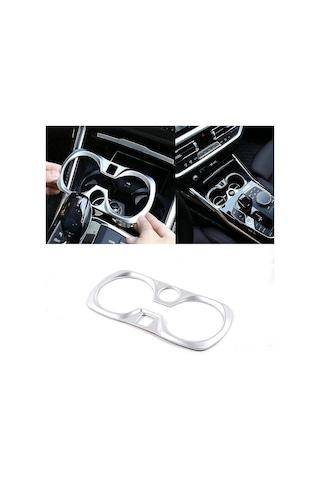 Wezone Bmw G20 G28 2019+ Araç İçi Orta Konsol Bardak Tutucu Çerçeve Aksesuarı - Kolay Kurulum Ve Temizlik