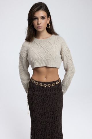 Mai Collection Mai Studios Co. Mohan Koyu Bej Crop Kazak Koyu Bej
