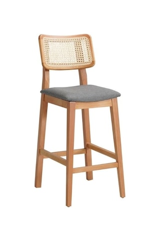 Zeus Hazeranlı Bar Sandalyesi Gri