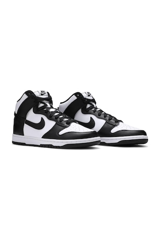 Nike Dunk High "Black White Erkek Sneaker Dd1399 105-Siyah-43 Siyah
