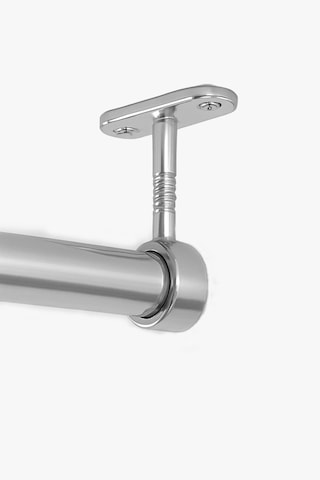 Dolap İçi 75 Cm Krom Askı Borusu Flanş + Vida Dahil Krom