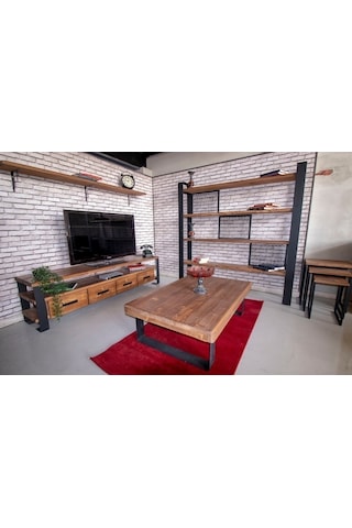 Masif Ahşap Orta Sehpa (330816739)