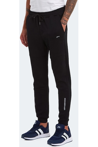 Slazenger KOX I Erkek Cepli Dar Paça Siyah Eşofman Altı