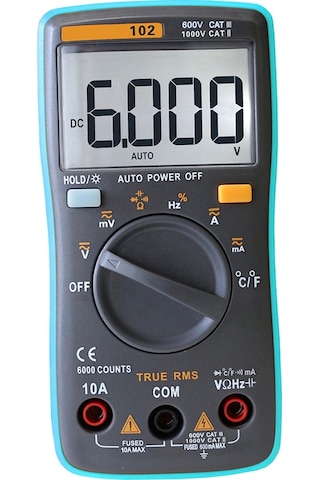 Rıchmeters Rm102 True Rms Çok Fonksiyonlu Lcd Dijital Multimetre 2