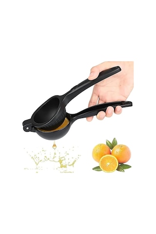 Promosyonca Siyah Döküm Manuel Limon Sıkacağı / Döküm Malzeme, Siyah Renk Çok Renkli