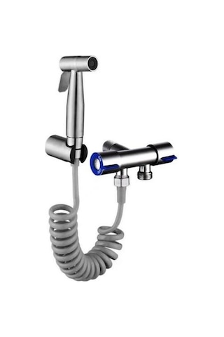 Dinosaurs 2 M. Paslanmaz Çelik Tuvalet Musluk Seti - Gümüş05 Altın