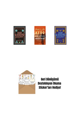 Dahi İkizlerin Serüvenleri - Faizabad'ın Beş Fakiri + Bir Yunan Hediyesi + Dahi İkizlerin Serüvenleri - Babilli Mavi Cin + Okuma Sticker'ları