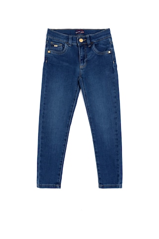 U.s. Polo Assn. Kız Çocuk Koyu Mavi Jean Pantolon 50283884-dn0023 Koyu Mavi