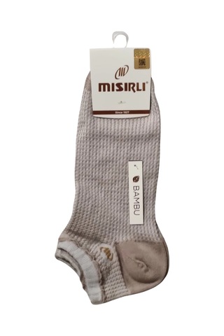 Moda Dua Mısırlı 72206 Kadın Bambu Patik Çorap Çok Renkli