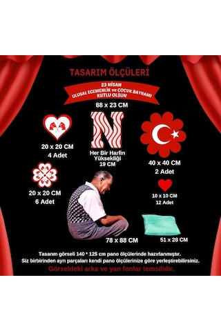 23 Nisan Hatırası Pano Süsü 01