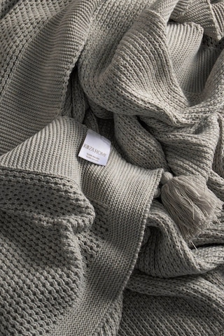 Miel Vizon Kenarı Ponponlu Tek Kişilik Battaniye 160x220 37111 Vizon