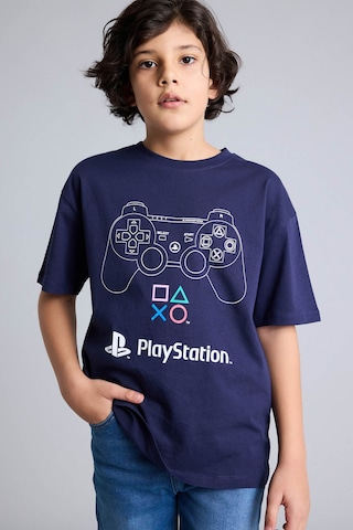 Defacto Playstatıon Oversıze Tişört Erkek Çocuk G9074a826smnv134 Lacivert-nv134