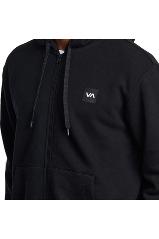 Rvca Rvca Graphic Hoodie Erkek Siyah Sweatshirt Blk
