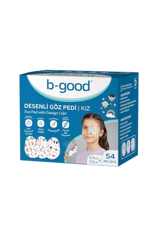 B-Good Kız Çocuk Desenli Göz Pedi 54'lü