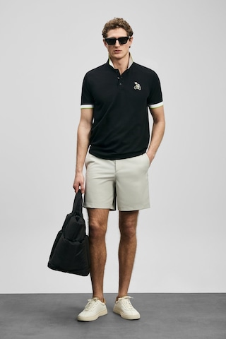 Lufian Zane Smart Erkek Polo T-shirt 111040242 Siyah