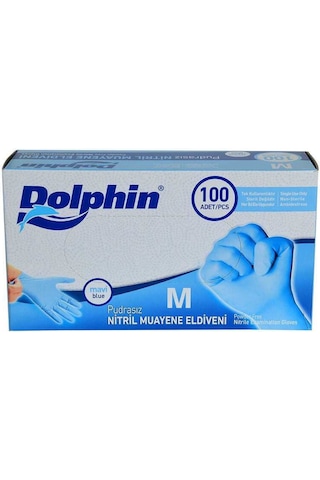 Dolphin Nitril Pudrasız Eldiven M Beden