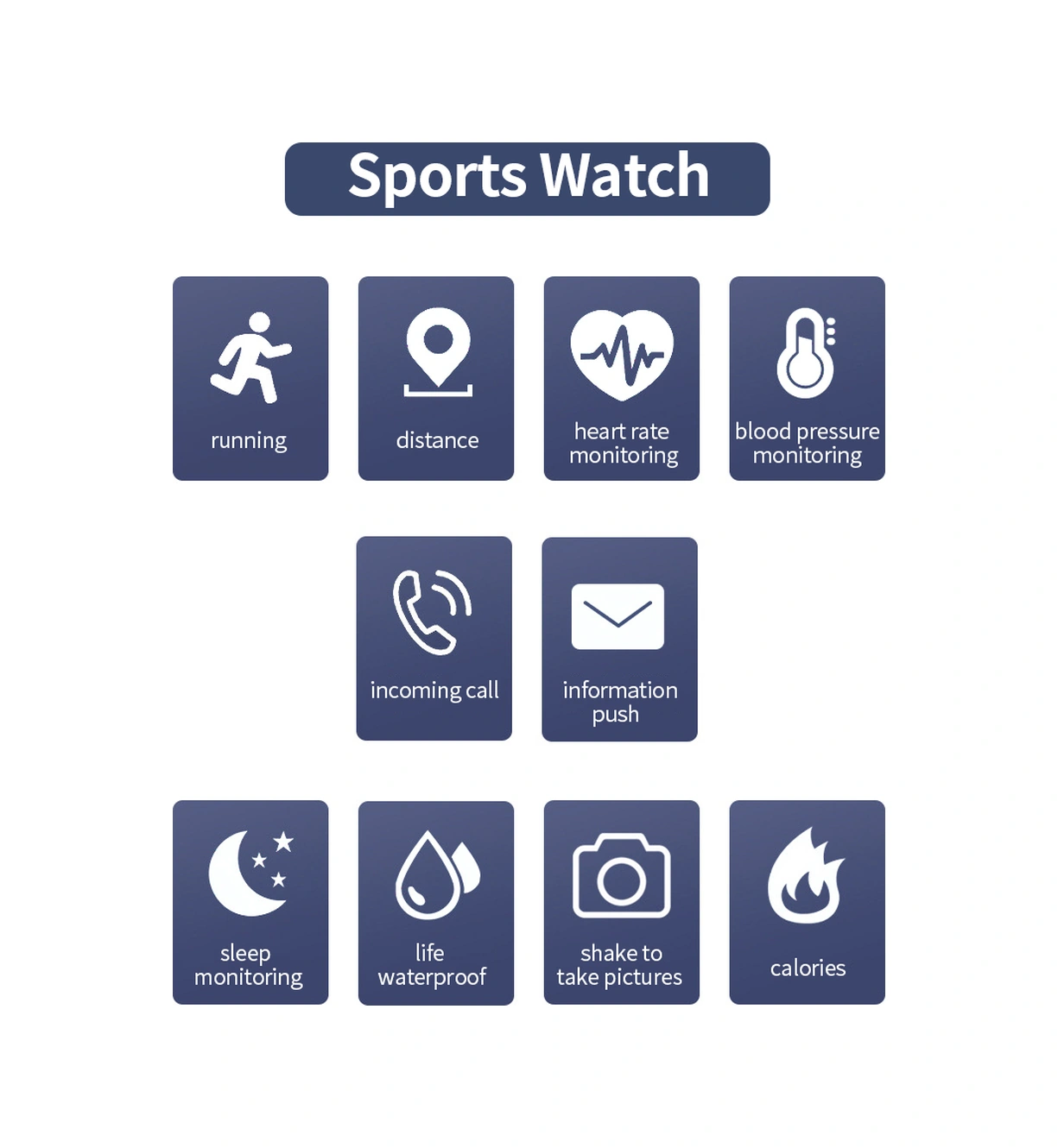 Moveevo 1.3" Dokunmatik Renkli Ekran Akıllı Saat (İthalatçı Garantili)