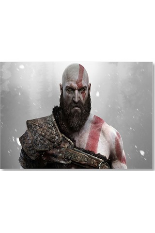 Cakasepetim God Of War Kratos Ahşap Mdf Tablo
