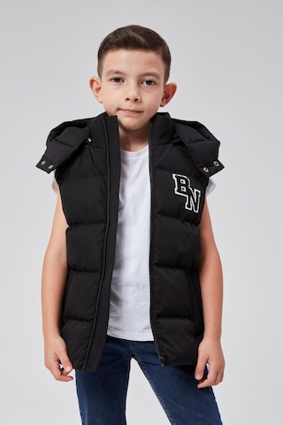 Benitto Kids Kapüşonlu Erkek Çocuk Şişme Yelek 51310 Siyah