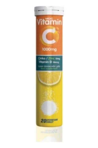 Mdc Vitamin-C Çinko Vitamin-D 20 Efervesan Tablet Mdc Vitamin-C Çinko Vitamin-D 20 Efervesan Tablet