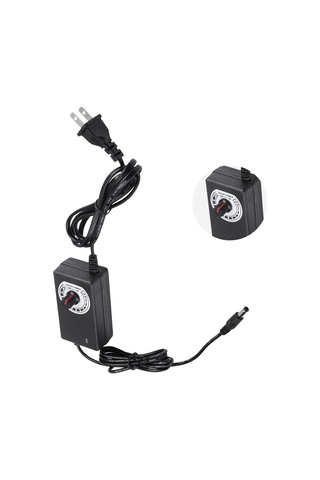 Lemestar 3-12v Ayarlanabilir Dc Güç Adaptörü Abd Fiti, 110-240v - 2a Akım, 0-45 C Çalışma Aralığı, Fan/su Pompa Uyumlu
