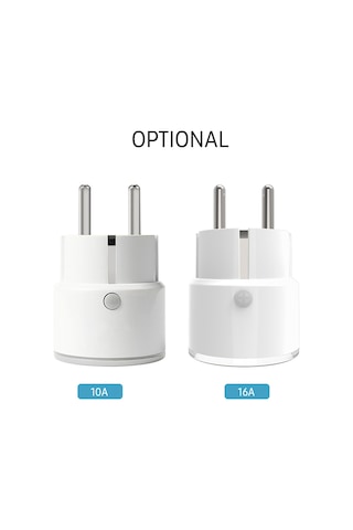Yaleker Akıllı Wi-fi Duvar Soketi Mini Beyaz 10a Avrupa Tipi - Uygulama Ve Ses Kontrolü, Zamanlama Fonksiyonu