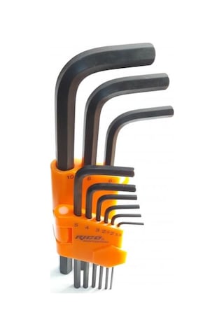 Rico 013-Rc0215 9 Parça Düz Uzun Alyan Anahtar Seti Takımı N11.12375