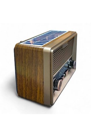 Royaltrend RT-567 Mini Solar Güneş Panelli Nostalji Radyo
