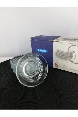 Rayan Technagalss Çay Tabağı 6 Lı Cam Sau-10 T.g-2022 Ab004 0701 Şeffaf