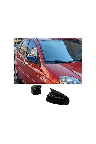 Ford Fiesta Mk5 2 Kapı Uymaz Batman Yarasa Ayna Kapağı Parlak Siyah Abs 2006 2007 2008