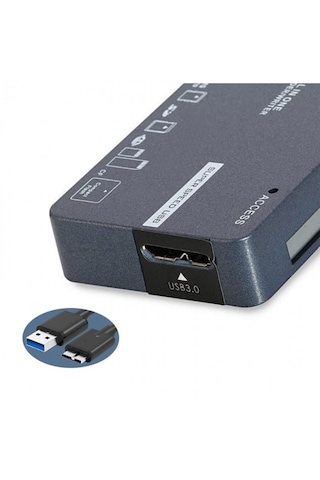 Microcase Usb 3.0 Hepsi Bir Arada Kart Okuyucu - Micro Sd, Sd, Cf, Ms Çoklu Hafıza Kartı Okuyucu-al5824