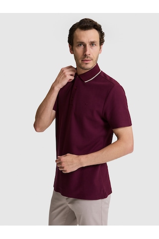 Cacharel Erkek Bordo Tişört 50328357-vr014 Kirmizi