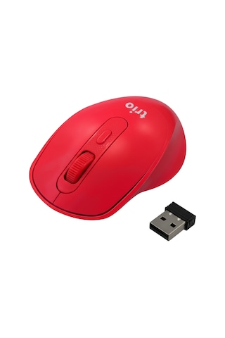 Trio 1600 Dpı 2.4ghz Nano Alıcılı Ergonomik Kablosuz Mouse Wireless Optik Fare 2410