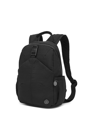 Smart Bags Mikro Poly Kumaş Küçük Boy Kadın Sırt Çantası 3334 Siyah
