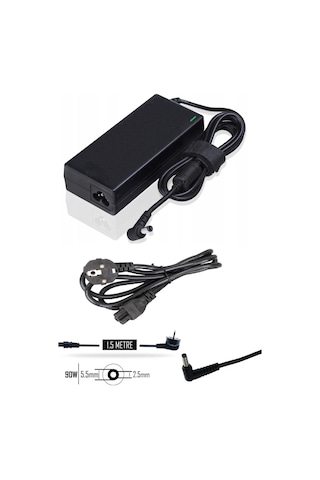 Notebook Adaptör 90w - Asus K555l Muadili İle Uyumlu