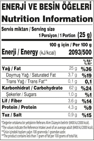 Yayla Hi'tos Yoğurt Ve Mevsim Yeşillikleri Çeşnili Patates Çerezi 100 G X12