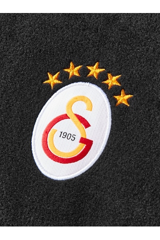 Galatasaray Ucl Erkek Yarım Zip Sweatshirt E252226 Siyah
