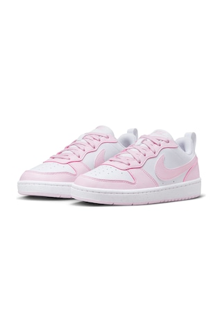 Nike Court Borough Low Recraft Gs Beyaz & Pembe Sneaker & Günlük Spor Ayakkabı