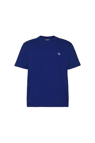 Calvin Klein Ss Easy Monogram Tee Erkek Lacivert T-shirt-12881 Lacivert
